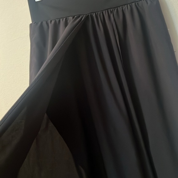 Afitne pant - black palazzo size M pocket layer fashionist flowy baggy relax - Picture 4 of 11